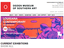 Tablet Screenshot of ogdenmuseum.org